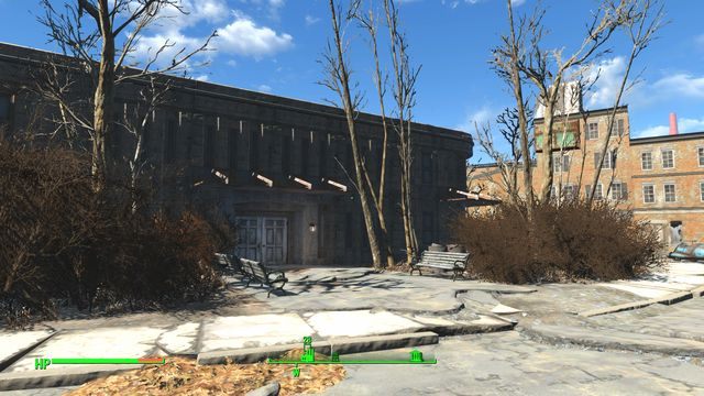 Jest to zrujnowany budynek dawnego laboratorium - Cambridge Polymer Labs | Cambridge - Sektor 5 | Mapy Fallout 4 - Fallout 4 - poradnik do gry