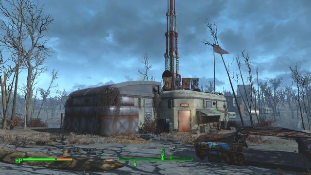Stacja nadawcza WRVR jest niewielką, nadal działającą rozgłośnią radiową - Stacja nadawcza WRVR | Morze Blasku - Sektor 8 | Mapy Fallout 4 - Fallout 4 - poradnik do gry