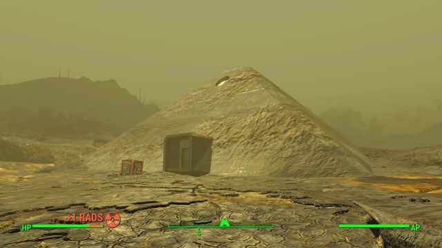 Ogromny bunkier w kształcie piramidy - Punkt wartowniczy | Morze Blasku - Sektor 8 | Mapy Fallout 4 - Fallout 4 - poradnik do gry