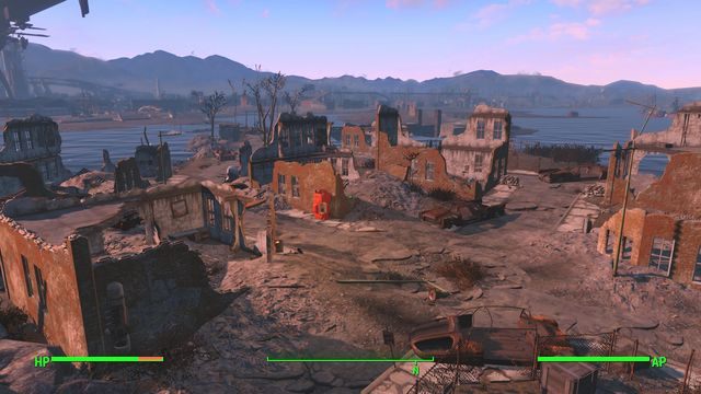 Fort Strong to niewielkie wojskowe miasteczko położone na półwyspie, zajęte przez super mutantów - Fort Strong | Zamek - Sektor 7 | Mapy Fallout 4 - Fallout 4 - poradnik do gry