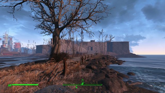 Lokacja ta jest dużym fortem z praktycznie pustym wnętrzem - Zamek | Zamek - Sektor 7 | Mapy Fallout 4 - Fallout 4 - poradnik do gry