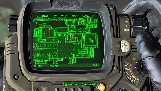 Dotarcie do tego sekretu nie jest łatwe, bo musisz przejść przez praktycznie całą Kryptę 75 (Vault 75) znajdującą się pod budynkiem gimnazjum - Malden - Sektor 2 | Czasopisma Fallout 4 - Fallout 4 - poradnik do gry