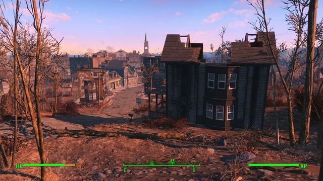 Miasteczko Concord odwiedzasz w ramach zaliczania pierwszego głównego questu - Powrót z przeszłości - Concord | Sanktuarium - Sektor 1 | Mapy Fallout 4 - Fallout 4 - poradnik do gry
