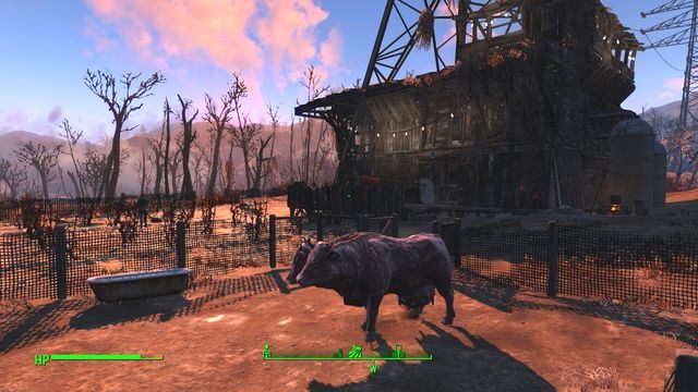 Farma znajdująca się nieopodal miasteczka Concord zamieszkana jest przez trzyosobową rodzinę - Farma Abernathych | Sanktuarium - Sektor 1 - Fallout 4 - poradnik do gry