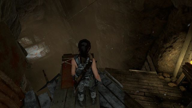 Dalsza droga prowadzi w głąb kopalni. - Grobowiec - Czerwona kopalnia [2/9] | Kompleks radziecki - Rise of the Tomb Raider - poradnik do gry