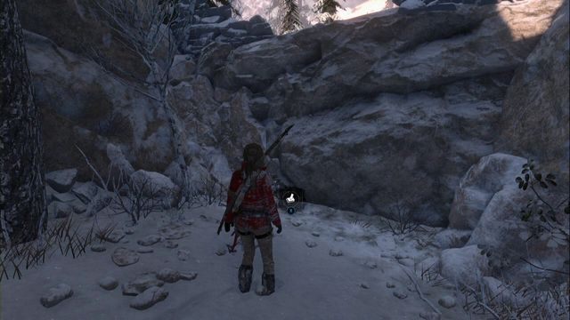 Niedaleko obozu, na końcu bocznej drogi - Wyzwania i skrzynie | Syberyjska dzicz | Sekrety w Rise of the Tomb Raider - Rise of the Tomb Raider - poradnik do gry