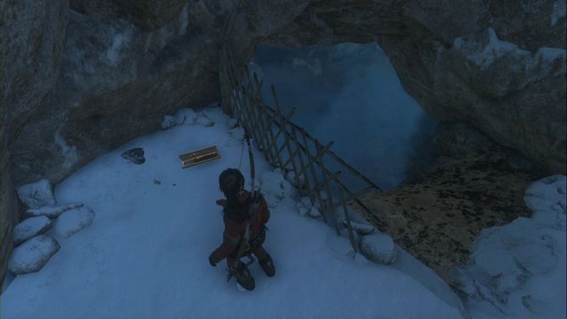 Zaraz po wyjściu z jaskini, po prawej stronie, od miejsca, w którym wypływasz na powierzchnię - Dokumenty | Jaskinia lodowcowa | Skarby i sekrety w Rise of the Tomb Raider - Rise of the Tomb Raider - poradnik do gry