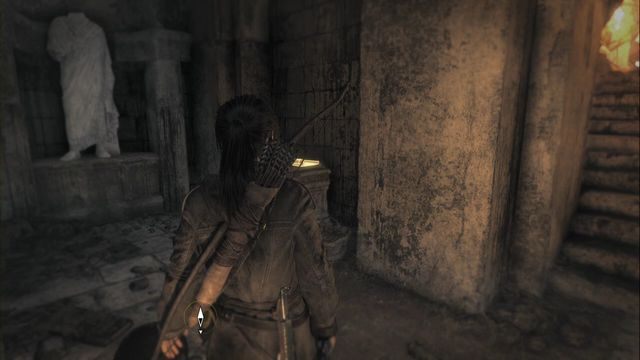 Zaraz po zejściu po schodach, wnęka z prawej strony (po zniszczeniu naczyń z łatwopalną substancją) - Dokumenty | Podtopione archiwa | Skarby i sekrety w Rise of the Tomb Raider - Rise of the Tomb Raider - poradnik do gry
