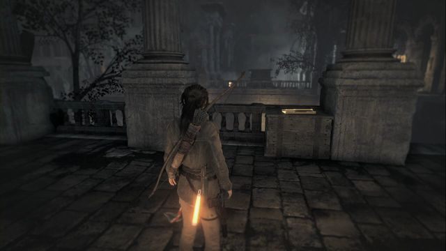 Znajduje się na górnym balkoniku, w miejscu, gdzie do wody spuszczałeś drugi pojemnik z greckim ogniem - Dokumenty | Podtopione archiwa | Skarby i sekrety w Rise of the Tomb Raider - Rise of the Tomb Raider - poradnik do gry