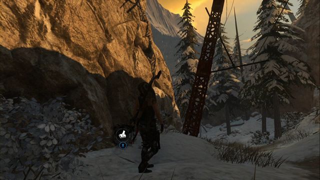 Zaraz po zjechaniu liną z obozu Widok na kompleks - Zestawy surwiwalowe | Kompleks radziecki | Skarby w Rise of the Tomb Raider - Rise of the Tomb Raider - poradnik do gry