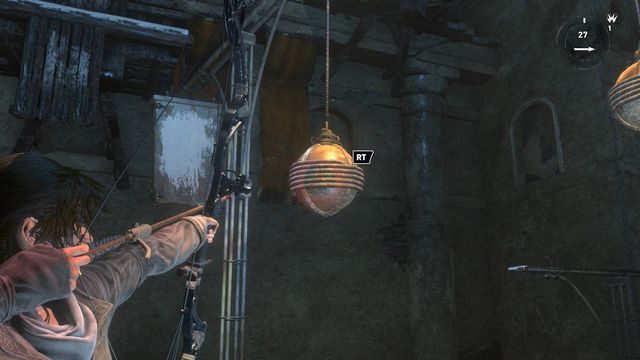 W drugą kulę również strzel dwa razy - Rise of the Tomb Raider: Użyj planetarium | Ścieżka Nieśmiertelnych - Rise of the Tomb Raider - poradnik do gry