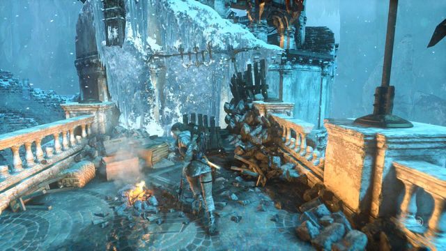 Po trudnej i wyczerpującej walce dojdziesz do ostatniego obozu - Rise of the Tomb Raider: Walcz, aby dostać się do Komnaty Dusz | Boskie źródło - Rise of the Tomb Raider - poradnik do gry