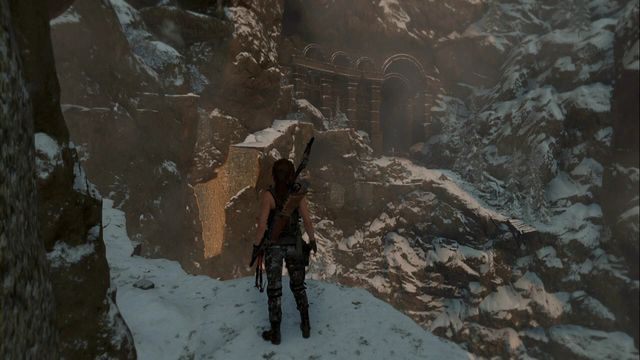 Podczas przeskakiwania bądź gotowy na szybki QTE. - Grobowiec - Głos Boga [4/9] | Kompleks radziecki | Rise of the Tomb Raider - Rise of the Tomb Raider - poradnik do gry