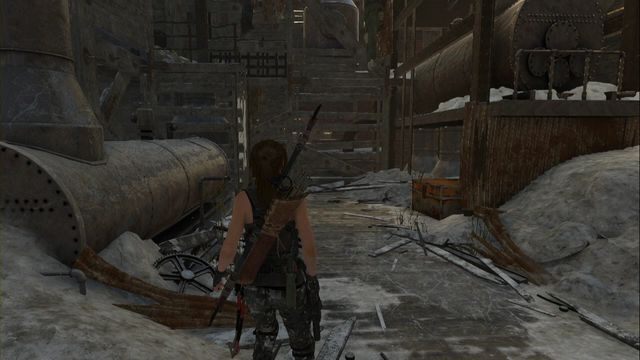 Za miejscem, w którym musisz rozbujać się na linie - Skrzynie i skarby z krypty | Kompleks radziecki | Skarby Rise of the Tomb Raider - Rise of the Tomb Raider - poradnik do gry