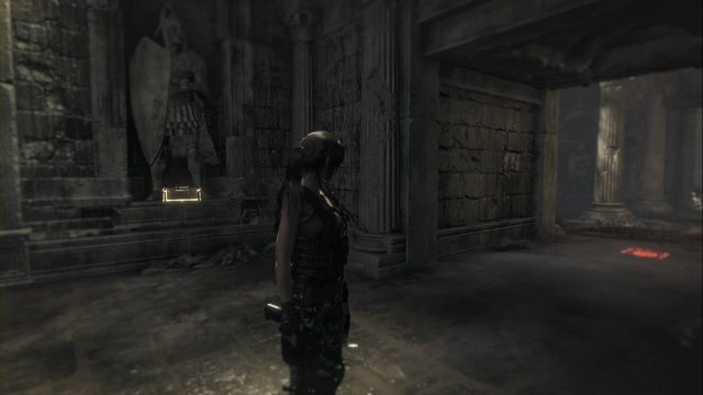 Przy rzeźbie, zaraz za obozem znajdującym się w grobowcu Łaźnie Kitieżu - Artefakty | Geotermiczna dolina | Skarby i sekrety w Rise of the Tomb Raider - Rise of the Tomb Raider - poradnik do gry