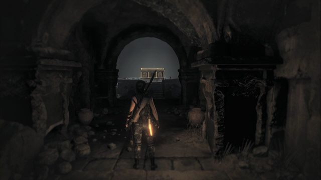 Wejście odnajdziesz niedaleko wody, na skraju mapy - Skrzynie i skarby z krypty | Geotermiczna dolina | Rise of the Tomb Raider - Rise of the Tomb Raider - poradnik do gry