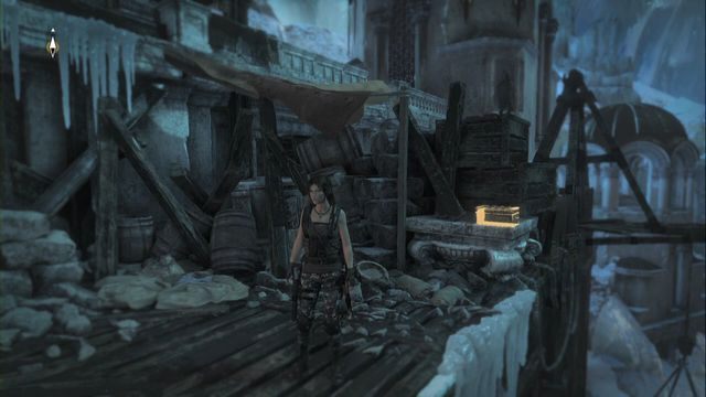 Możesz go odnaleźć na platformie podczas wchodzenia na wieżę, powyżej obozu Brama Cytadeli - Artefakty | Zaginione miasto | Skarby i sekrety w Rise of the Tomb Raider - Rise of the Tomb Raider - poradnik do gry