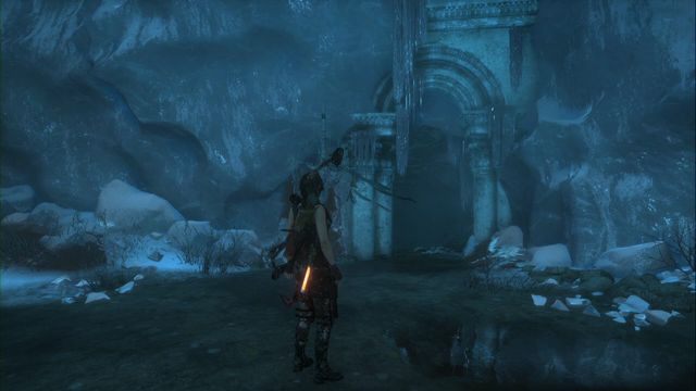 Jaskinia prowadząca do grobowca. - Grobowiec - Komnata egzorcyzmu | Zaginione miasto | Rise of the Tomb Raider - Rise of the Tomb Raider - poradnik do gry
