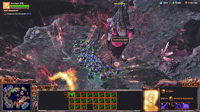 Jak zabrać się za wykonanie głównego zadania, czyli zniszczenie void crystals - Misja 3 - Upadek Amona | Epilog - W Otchłań | Starcraft II - StarCraft II: Legacy of the Void - poradnik do gry