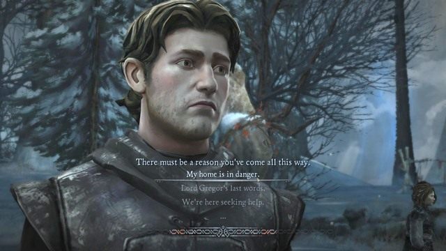 Po przejściu sekcji z Rodrikiem lub Asherem, gra przeniesie cię na daleką północ, do Północnego Gaju - Rozdział 2 | Epizod 6 - The Ice Dragon | Game of Thrones - Game of Thrones - A Telltale Games Series - poradnik do gry