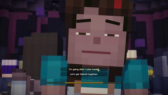 Drugi ważny wybór odnosi się do sytuacji przedstawionej w rozdziale trzecim - Ważne wybory | Epizod 1 - The Order of the Stone | Minecraft Story Mode - Minecraft: Story Mode - poradnik do gry