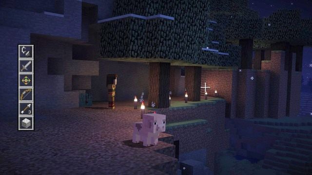 Po rozmowie z Reubenem, w oddali usłyszysz rozmowę dwóch ludzi - Rozdział 2 | Epizod 4 - A Block and a Hard Place | Minecraft Story Mode - Minecraft: Story Mode - poradnik do gry