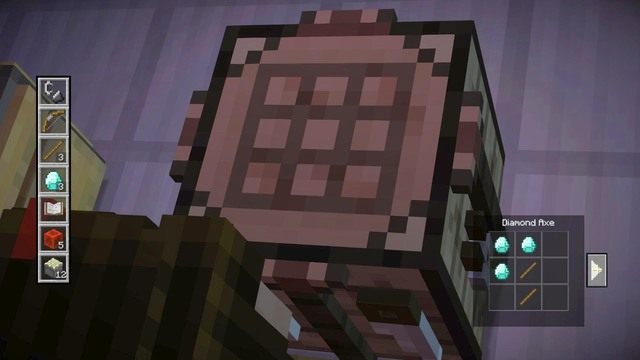 Trzecim ważnym wyborem jest decyzja o wykonaniu nowej, diamentowej broni - Ważne wybory | Epizod 4 - A Block and a Hard Place | Minecraft Story Mode - Minecraft: Story Mode - poradnik do gry