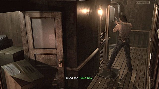 Pomieszczenie konduktora jest po lewej stronie - Początek współpracy z Billym | Pociąg Ecliptic Express | Resident Evil Zero HD - Resident Evil Zero HD - poradnik do gry