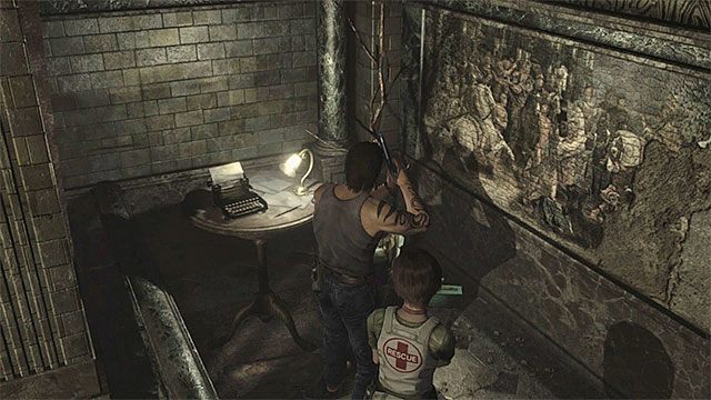 W pomieszczeniu konferencyjnym jest kolejna maszyna do pisania - Początek eksploracji | Ośrodek szkoleniowy Umbrella | Resident Evil Zero HD - Resident Evil Zero HD - poradnik do gry