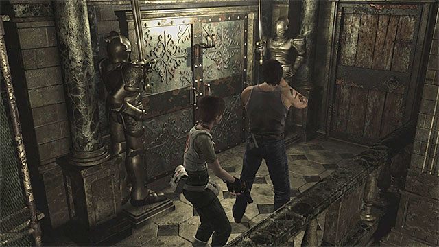 Możesz już skorzystać z nowego przejścia w sali konferencyjnej - Rozwiązanie zagadki z szachownicą | Ośrodek szkoleniowy Umbrella - Resident Evil Zero HD - poradnik do gry
