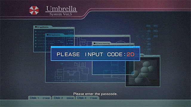Po włożeniu dyskietki zaczekaj aż załadowany zostanie program - Zagadka w pomieszczeniu konferencyjnym | Ośrodek szkoleniowy Umbrella - Resident Evil Zero HD - poradnik do gry