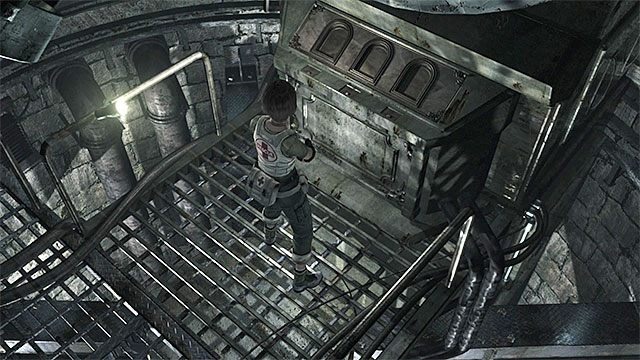 Miejsce, do którego musisz dostarczyć wszystkie trzy kamienne tabliczki - Odblokowanie drzwi w obserwatorium | Ośrodek szkoleniowy Umbrella - powrót - Resident Evil Zero HD - poradnik do gry