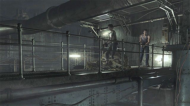 Zabij ropuchę zanim złapie i pożre ona jedną z postaci - Dotarcie do miejsca ukrycia płyty głównej | Oczyszczalnia - Resident Evil Zero HD - poradnik do gry