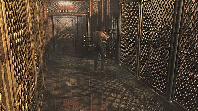 Na końcu korytarza odnajdziesz amunicję do pistoletu Magnum - Dotarcie do legowiska królowej pijawek | Oczyszczalnia | Resident Evil Zero HD - Resident Evil Zero HD - poradnik do gry