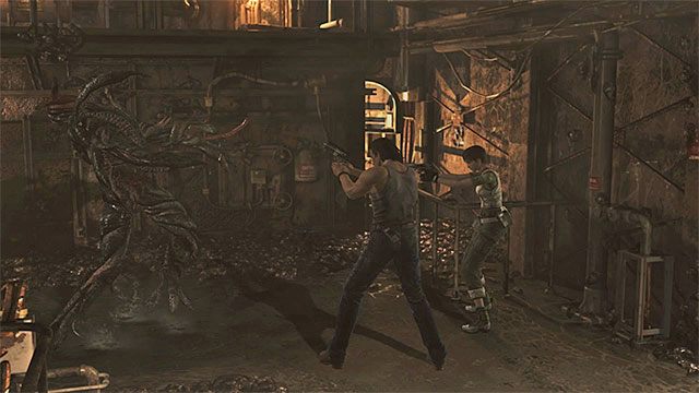Używaj najlepszych broni do osłabiania królowej pijawek - Boss 6 - Queen Leech (Królowa pijawek) - pierwsze starcie | Walki z bossami - Resident Evil Zero HD - poradnik do gry