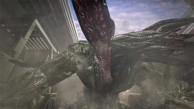 Śmierć królowej pijawek jest równoznaczna z ukończeniem gry - Boss 7 - Queen Leech (Królowa pijawek) - drugie starcie | Walki z bossami - Resident Evil Zero HD - poradnik do gry