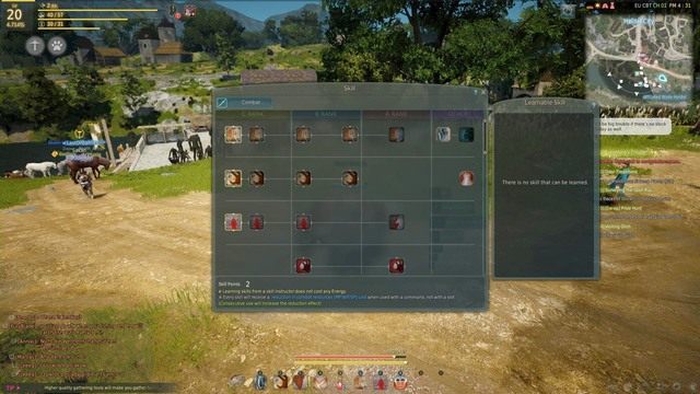 Okno umiejętności w grze - Black Desert Online: Umiejętności i punkty - Black Desert Online - poradnik do gry