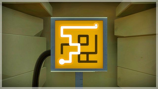 Pierwszy panel, naprzeciw miejsca startu - Rozwiązania zagadek | Fort - The Witness - poradnik do gry