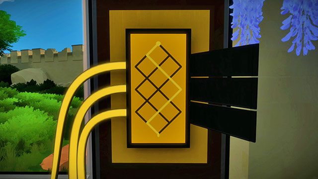 Szósty panel, przy wejściu - Rozwiązania zagadek | Fort - The Witness - poradnik do gry