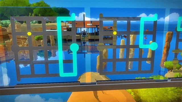 Trzeci zestaw zagadek, dwie kolejne - Rozwiązania zagadek | Skała - The Witness - poradnik do gry