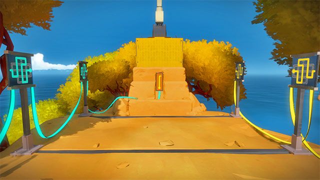 Laser, druga para zagadek - Rozwiązania zagadek | Skała - The Witness - poradnik do gry