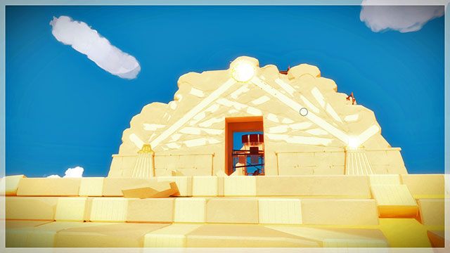 Dwie kolejne zagadki znajdziesz przed wejściem do świątyni - Świątynia słońca - Sekrety i znajdźki The Witness - The Witness - poradnik do gry