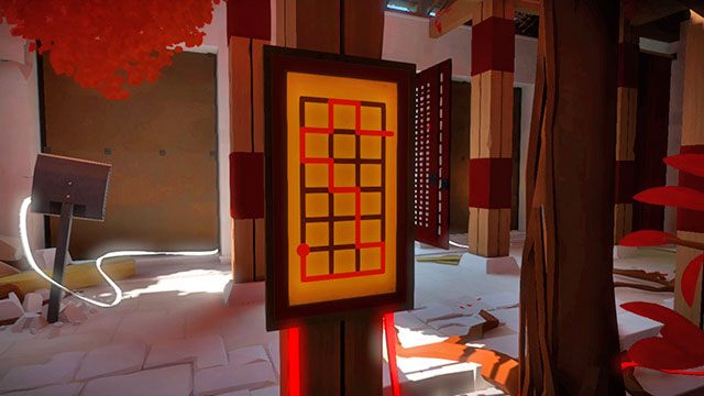 Cztery panele wewnętrzne, drugi - Rozwiązania zagadek | Kapliczka - The Witness - poradnik do gry