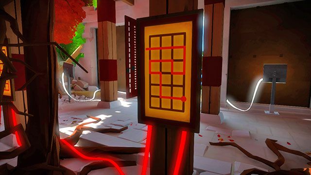 Cztery panele wewnętrzne, trzeci - Rozwiązania zagadek | Kapliczka - The Witness - poradnik do gry