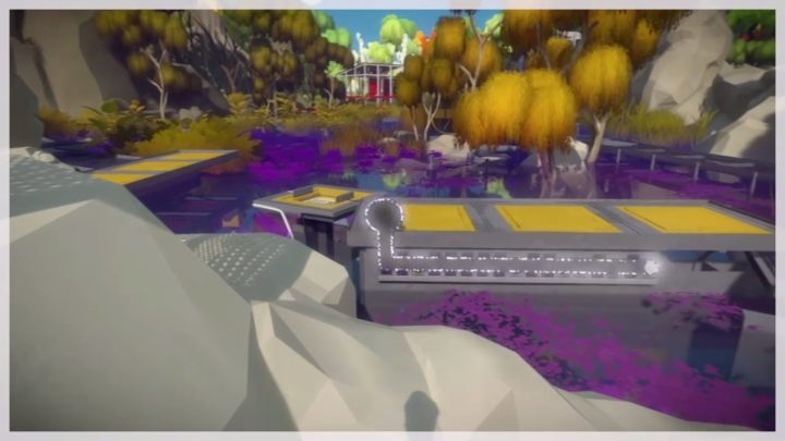 To kolejna z zagadek wymagająca ruchu pomostów - Bagna - Sekrety i znajdźki - The Witness - poradnik do gry