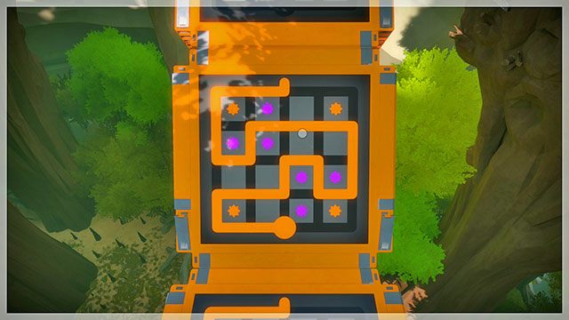 Szósty most, szósta łamigłówka - Rozwiązania zagadek - pomarańczowe 2 | Domki na drzewach - The Witness - poradnik do gry