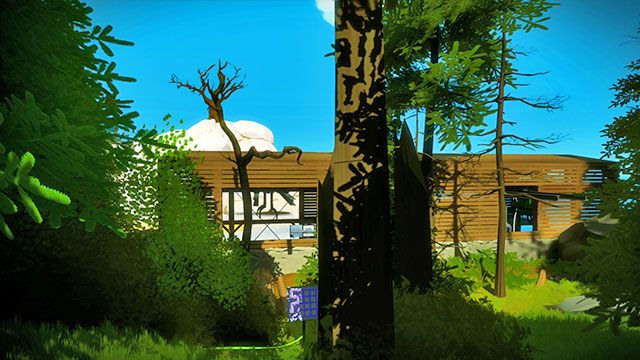 Część zagadek będzie wymagała również odpowiedniego ustawienia - Las - Solucja The Witness - The Witness - poradnik do gry