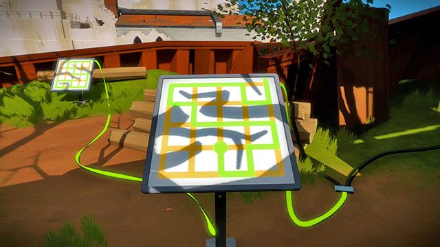 Las, pierwszy zestaw łamigłówek, trzecia - Rozwiązania zagadek | Las - The Witness - poradnik do gry