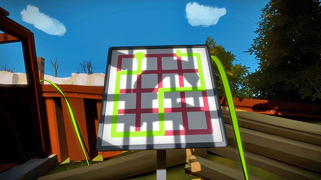 Las, drugi zestaw łamigłówek, trzecia - Rozwiązania zagadek | Las - The Witness - poradnik do gry