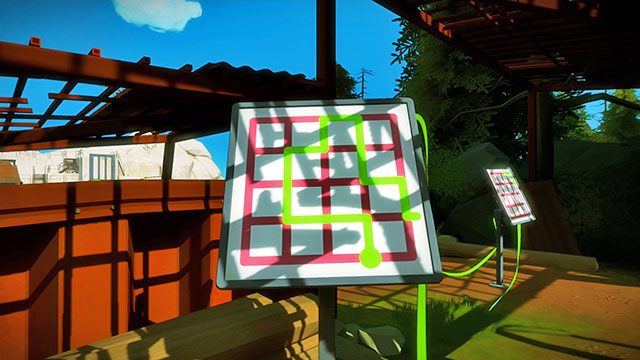 Las, drugi zestaw łamigłówek, piąta - Rozwiązania zagadek | Las - The Witness - poradnik do gry